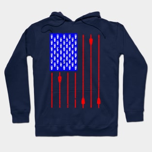 Archery American Flag Hoodie